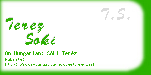 terez soki business card