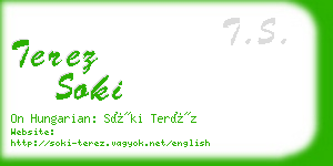 terez soki business card